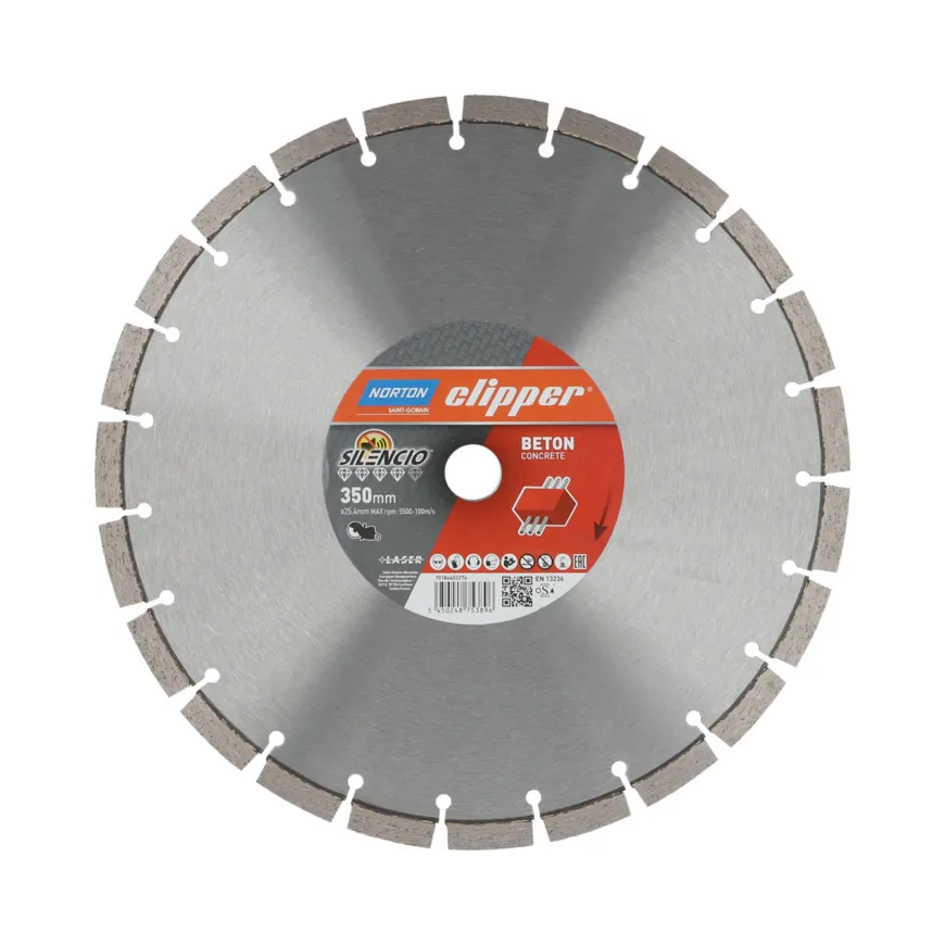 Norton Clipper Diamantscheibe  PRO BETON SILENCIO Ø350 mm