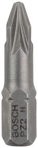 Bosch Schrauberbit Extra-Hart ISO1173 C6.3 PZ 2 L.25mm 1/4Zoll-Außen-6kt 3erPack