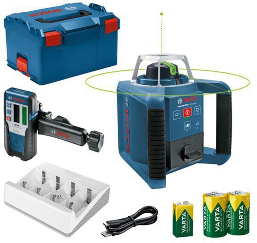 Bosch Rotationslaser GRL 300 HVG Arbeitsber.100-300m grün IP54 m.LR 1 G i.L-BOXX