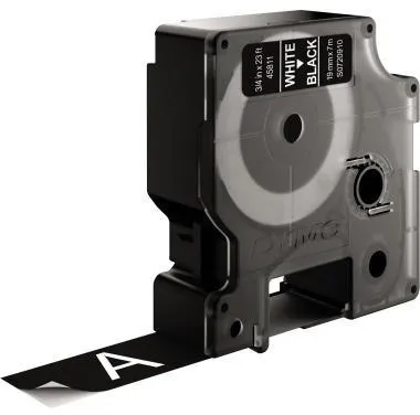 DYMO Schriftbandkassette D1 S0720910 19mmx7m ws auf sw