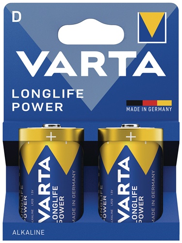 Batterie Longlife Power D Bli 2 1,5V D-AM2-Mono 16500 mAh LR20 4920 2 St./Bl.