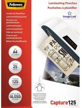 Fellowes Laminierfolie ImageLast 5396301 DIN A4 125my 25 St./Pack.