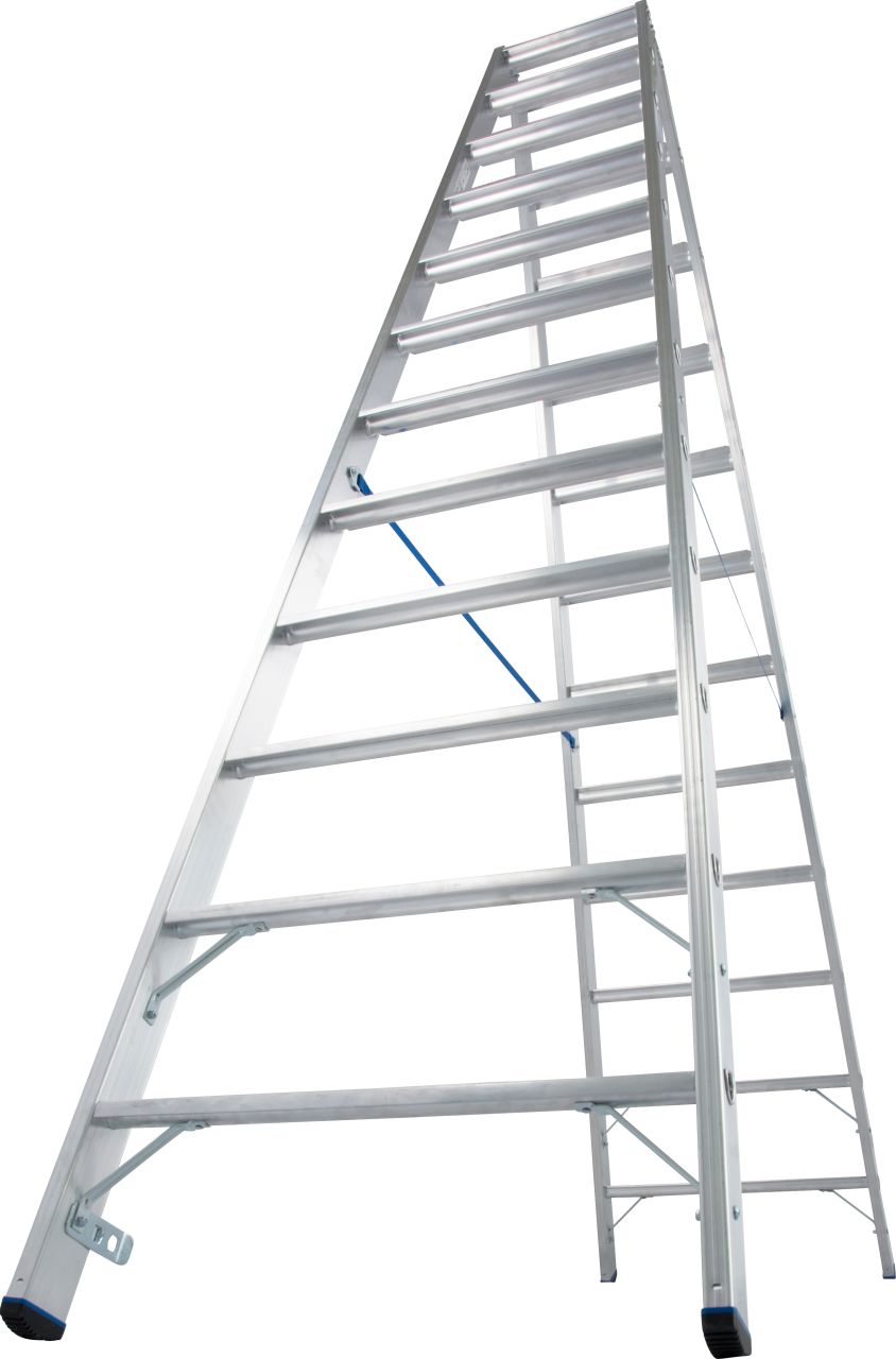 Krause STABILO Stufen-DoppelLeiter 2x12 Stufen
