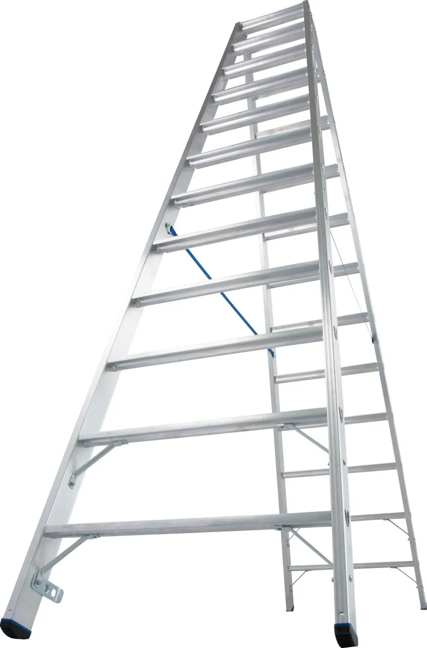 Krause STABILO Stufen-DoppelLeiter 2x12 Stufen