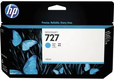 HP Tintenpatrone B3P19A 727 130ml cyan