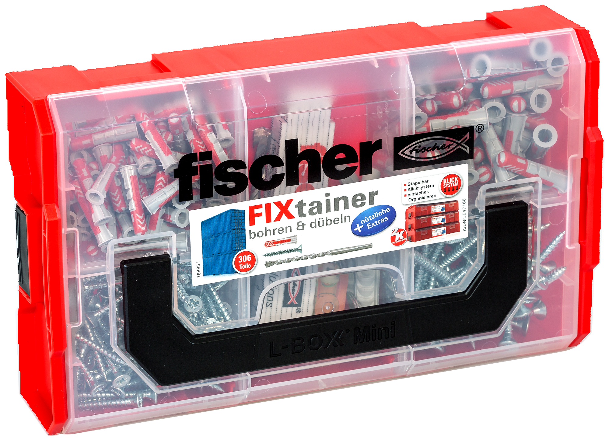 fischer FixTainer - bohren und dübeln (306 Teile)