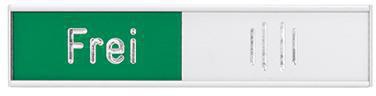 Franken Türschild besetzt BS0117 102x27,4mm al selbstkl.