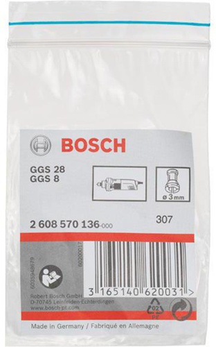 Bosch Spannzange D.3mm o.Spannmutter f.GGS 8 C/GGS 28/C/CE/LC/LCE/LPC Prof. 