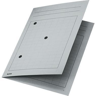 Leitz Umlaufmappe 39980085 DIN A4 3Sichtlöcher Karton grau