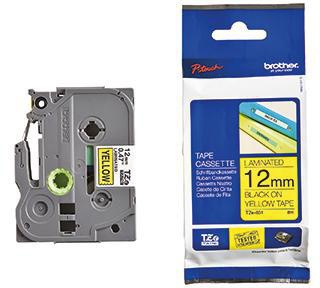 Brother Schriftbandkassette TZE631 12mmx8m laminiert sw auf ge