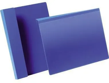 DURABLE Kennzeichnungstasche 172307 DIN A4 quer dunkelblau 50 St./Pack.