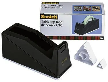 Scotch Tischabroller C10 bis 25mmx66m Kunststoff schwarz
