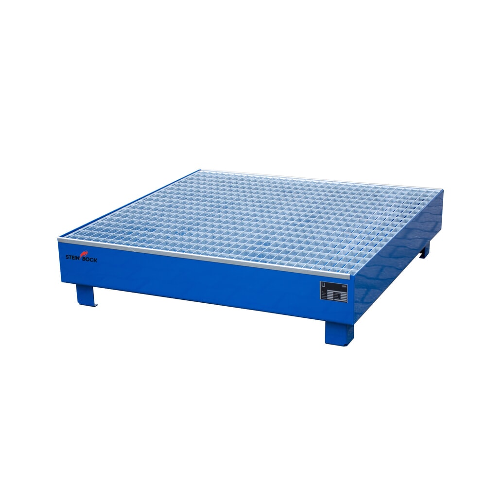 Steinbock® Auffangwanne, 4x 200 l, HxBxT 285 x 1.200 x 1.200 mm