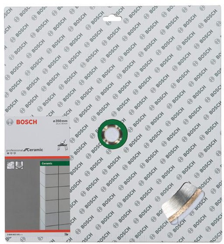 Bosch Diamanttrennscheibe Standard for Ceramic D.350mm Bohrungs-D.30+25,40mm gesintert