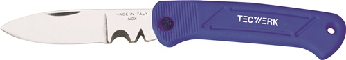 TECWERK Kabel-/Elektrikermesser L.190mm Klingen-L.80mm 1-teilig,klappb.Ku.