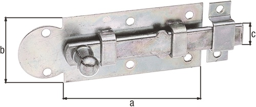 Fensterriegel Stahl galv. verz. dickschichtpassiviert GAH