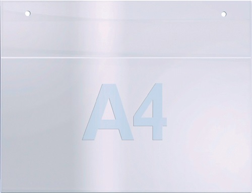 Wandprospekthalter Acryl transparent
