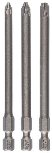 Bosch Schrauberbit-Set Extra-Hart 3tlg.PZ1/PZ2/PZ3 L.89mm