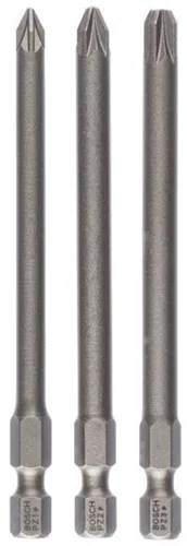 Bosch Schrauberbit-Set Extra-Hart 3tlg.PZ1/PZ2/PZ3 L.89mm