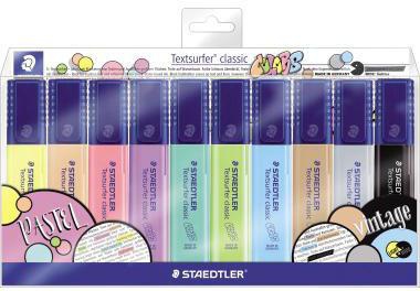 STAEDTLER Textmarker classic colors 364 CWP10 1-5mm sort. 10 St./Pack.