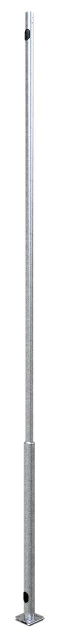 SCHAKE Lampenmast, aus Stahlrohr mit Kipphalterung zum Umlegen