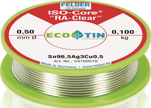 Lötdraht 0,5mm 100g Sn96,5Ag3,0Cu0,5 FELDER