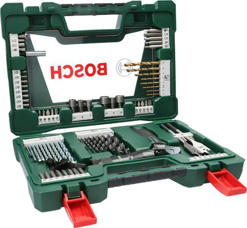 Bosch Bohrerset V-Line TiN 83tlg. m.LED-Taschenlampe