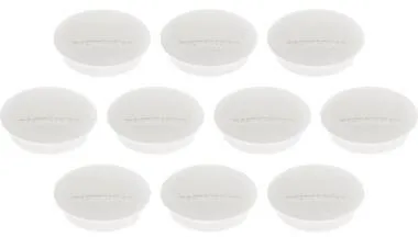 magnetoplan Magnet Discofix Junior 1662100 34mm weiß 10St.