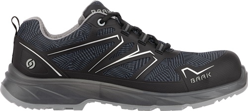 Sicherheitsschuh Pat Gr.45 W.11 schwarz S3S FO LG SR ESD EN20345 Textil BAAK