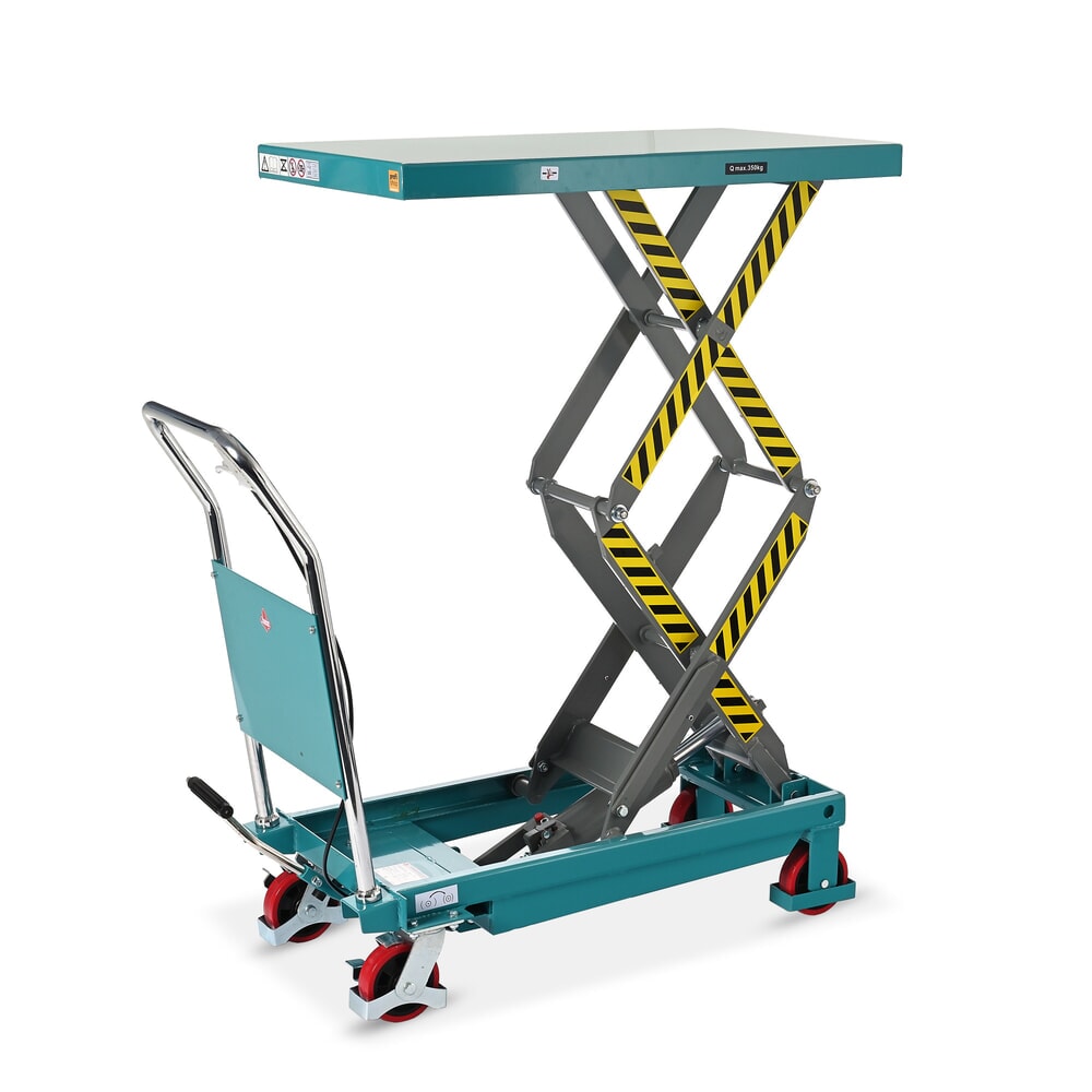 Scheren-Hubtischwagen Ameise® LTT 0.35 mit Doppel-Schere, Tragkraft 350 kg