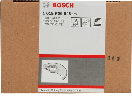 Bosch Schutzhaube D.125mm o.Deckblech zum Schleifen