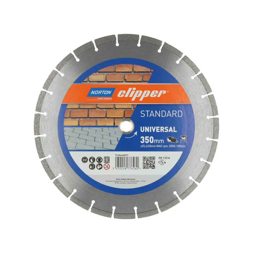 NORTON CLIPPER DIAMANTSCHEIBE STANDARD UNIVERSAL  - 25,4/20 mm