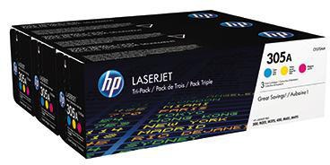 HP Toner CF370AM 305A c/m/y 3 St./Pack.