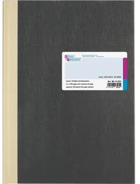 König & Ebhardt Geschäftsbuch 8614224 DIN A4 kariert 192Bl. h.gr