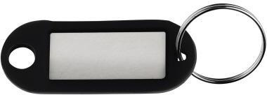 ALCO Schlüsselanhänger 1853-11 Kunststoff schwarz 10 St./Pack.