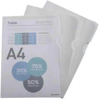 Exacompta Aktensichthülle Papier A4 50850E 110g transparent 50St./Pack.