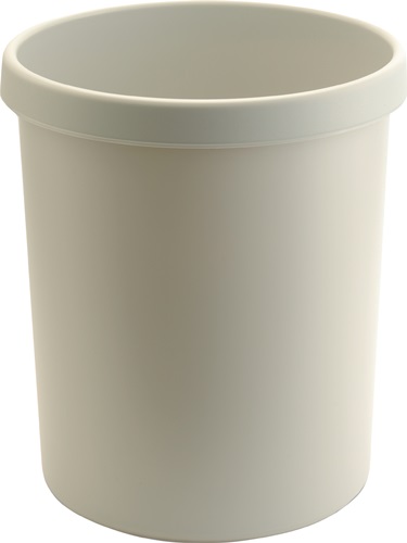 Papierkorb 30l H405xØ350mm m.Griffrand Ku.lichtgrau