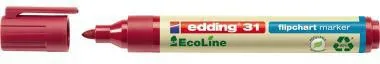 edding Flipchartmarker 31 EcoLine 4-31002 1,5-3mm Rundspitze rot