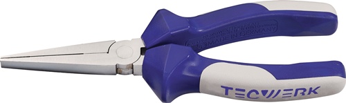 TECWERK Langbeckzange Gesamt-L.160mm Zange verchr.lang,fl.Mehrkomp.-Hüllen 