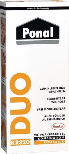 2K PUR-Spachtel Duo DIN EN 204,D4 315g Faltschachtel PONAL