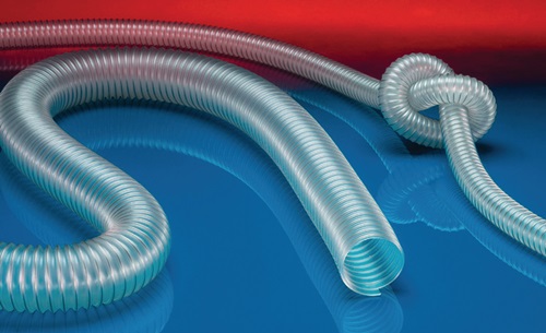 Gebläseschl. PROTAPE® PUR-INOX 330 FOOD-AS ID 75-76mm AD 83mm L.10m Wandst.4mm