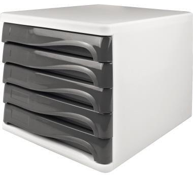 helit Schubladenbox economy H6129482 DIN A4-C4 l.gr/gr