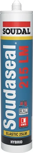 Hybridpolymerdichtstoff SOUDASEAL 215 LM weiß 290ml Kartusche SOUDAL