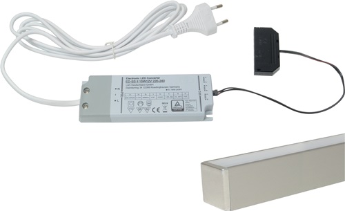 Anbauleuchten-Set Bali Emotion 12V 7,75 W Rahmenfarbe Silber L&S