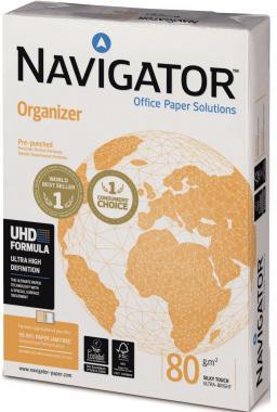 Navigator Kopierpapier Organizer 82479A80S DIN A4 ws 500 Bl./Pack.