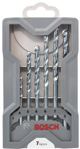 Bosch Steinbohrer-Set CYL-1 Impact 7-tlg.D.3/4/5/6/6/7/8mm HM-bestückt