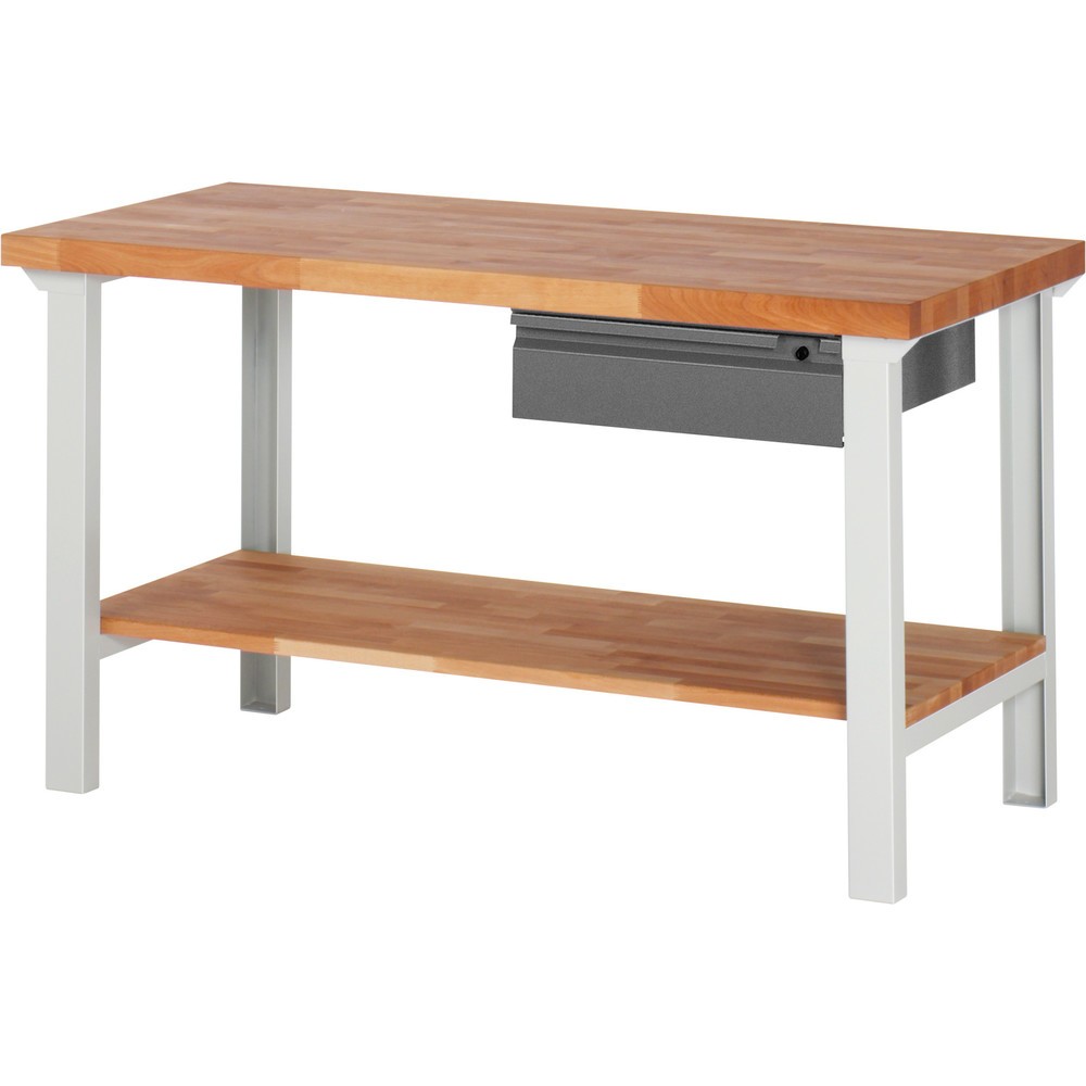 Steinbock® Werkbank, mit Schublade u. Ablageboden, HxBxT 840 x 1.500 x 700 mm