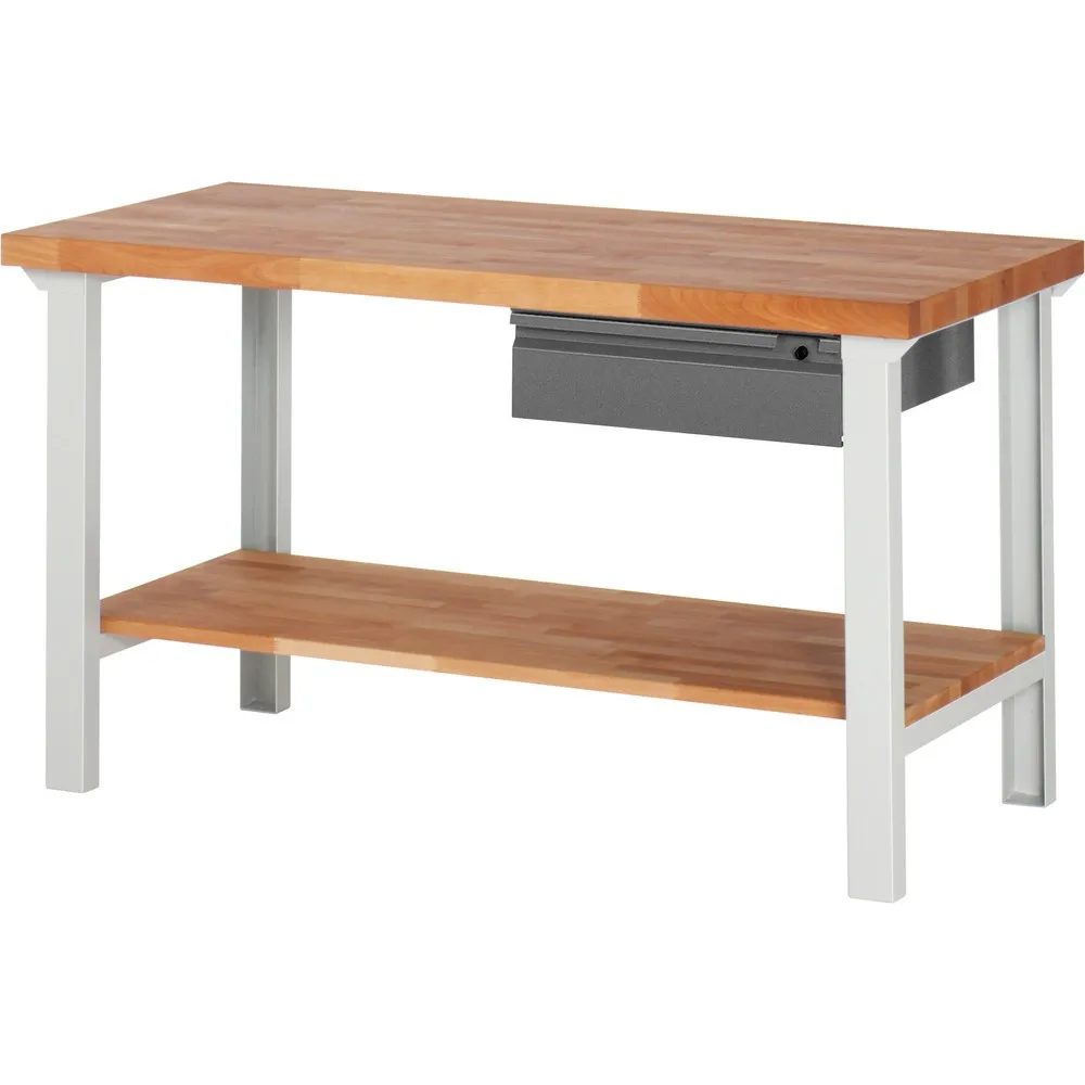 Steinbock® Werkbank, mit Schublade u. Ablageboden, HxBxT 840 x 1.500 x 700 mm