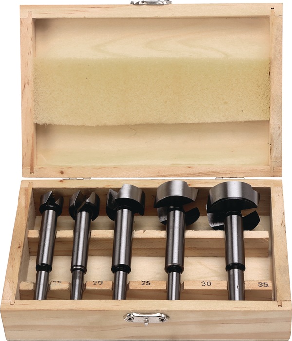 Forstnerbohrersatz 5-tlg.D.15,20,25,30,35mm TECWERK
