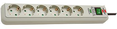 brennenstuhl Steckdosenleiste Eco-Line 1159750015 6fach grau